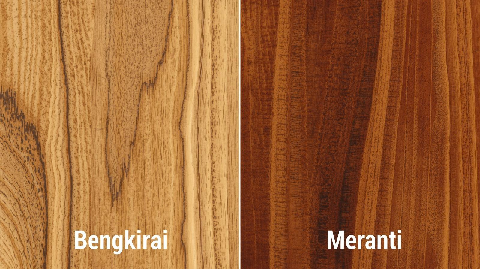 Harga Kayu Bengkirai vs Meranti: Mana yang Lebih Ramah di Kantong?