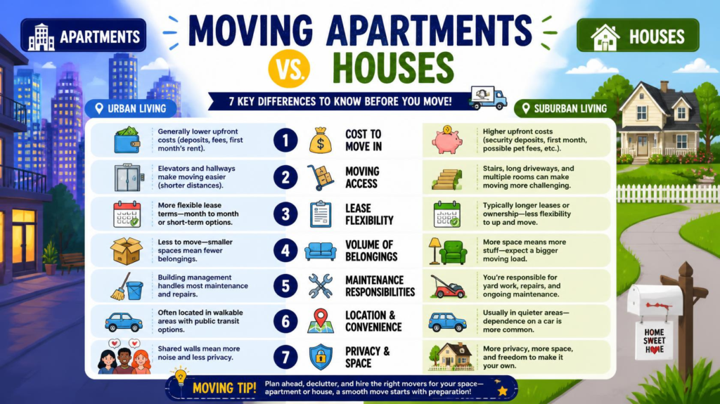 Pindahan Apartemen vs Rumah: 7 Perbedaan yang Wajib Kamu Tahu